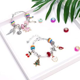 Listing 7 of 7 for Jewellery Making Supplier Charm Bracelet Necklace Pendant Making Kit