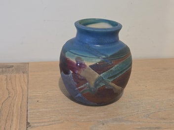 Listing 3 of 11 for Superb David Huffman (NZ) Pottery Vase- Stamped