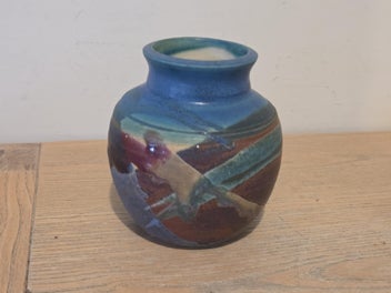 Listing 5 of 11 for Superb David Huffman (NZ) Pottery Vase- Stamped
