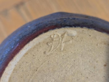 Listing 7 of 11 for Superb David Huffman (NZ) Pottery Vase- Stamped