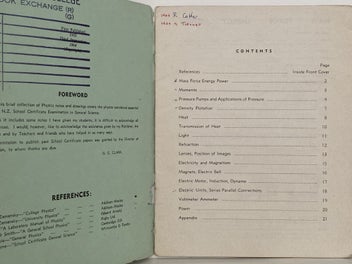 Listing 4 of 5 for SCHOOL CERTIFICATE - GENERAL SCIENCE: Part C Physics circa 1960s