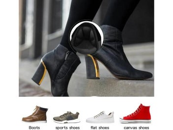 Listing 6 of 10 for 2/20pcs Insoles Patch Heel Pads For Sport Shoe Adjustable Size Feet Pad Pain