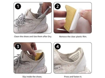 Listing 8 of 10 for 2/20pcs Insoles Patch Heel Pads For Sport Shoe Adjustable Size Feet Pad Pain