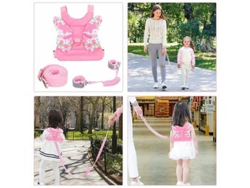 Listing 4 of 9 for Anti Lost Wrist Band For Kids Leash Backpack Baby Safety Walk Belt Rope Fashion