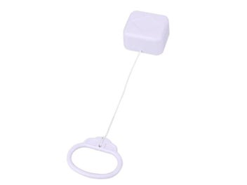 Listing 6 of 8 for Pull String Cord Music Box White Baby Infant Kids Bed Bell Rattle Toy Gifts New