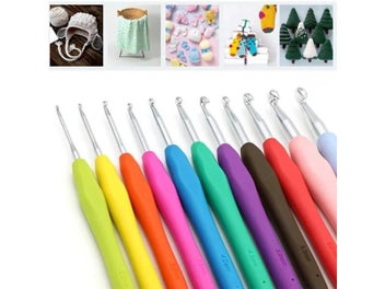 Listing 4 of 8 for Crochet Hooks Ergonomic Crochet Hooks Extra Long Crochet Needles Knitting