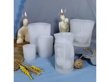 Listing 5 of 9 for DIY Warm Hug Family Candle Silicone Mold DIY Lovers Aromatic Plaster Soap