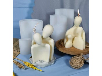 Listing 6 of 9 for DIY Warm Hug Family Candle Silicone Mold DIY Lovers Aromatic Plaster Soap