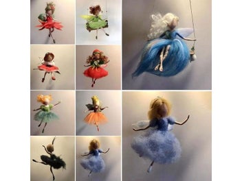 Listing 7 of 10 for 1Set Little Fairy DIY Wool Needle Felting Material Package Wool Felt Craft Poke