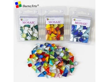Listing 3 of 10 for 200g Crystal Glass Free Irregular Stone Colorful Mosaic Tile DIY Craft Material