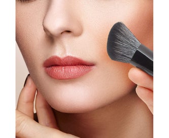 Listing 5 of 5 for Makeup Brush Set - Synthetic Fiber Hair Kabuki Powder Blush Liquid Eyeliner E