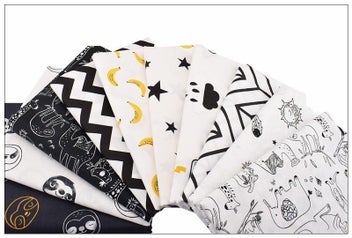 Listing 11 of 19 for 10 Style Fabric Patchwork Bundle 100% Cotton 50x50cm