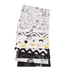 Listing 15 of 19 for 10 Style Fabric Patchwork Bundle 100% Cotton 50x50cm