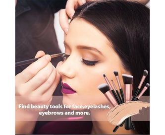 Listing 2 of 6 for Makeup Brushes 14 PCS Makeup Brush Set Premium Synthetic Foundation Brush Ble