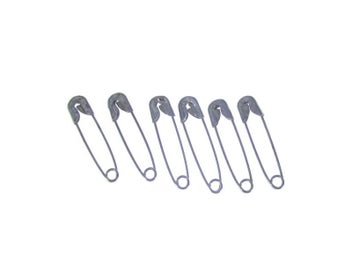 Listing 3 of 9 for 200Pcs Alloy Silver Small Safety Pins Findings Brooch Sewing Tool Knitting