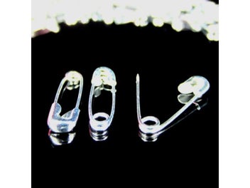 Listing 5 of 9 for 200Pcs Alloy Silver Small Safety Pins Findings Brooch Sewing Tool Knitting