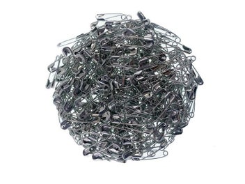 Listing 7 of 9 for 200Pcs Alloy Silver Small Safety Pins Findings Brooch Sewing Tool Knitting