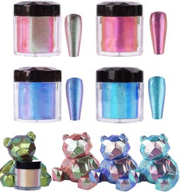 Listing 1 of 9 for 4 x Chameleons Pearlescent Magic Powder Color Shift Mica Pigment