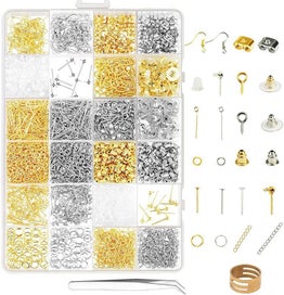Listing 1 of 9 for Earring Making Supplier Kit Earring Hook Pin Post Hardwares