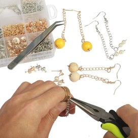 Listing 2 of 9 for Earring Making Supplier Kit Earring Hook Pin Post Hardwares