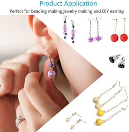 Listing 8 of 9 for Earring Making Supplier Kit Earring Hook Pin Post Hardwares