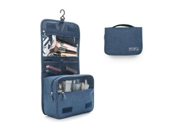 Listing 3 of 10 for Portable Travel Cosmetic Bag Large Capacity Waterproof Toiletry Bag With