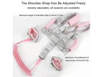 Listing 7 of 10 for Toddler Leash Anti-lost Wristband Harness Child Lock For Outdoor Anti Lost