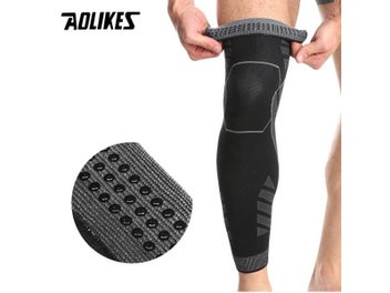 Listing 3 of 10 for 1pcs Full-Leg Compression Sleeve And Knee Support Wrap Suitable For Both Men