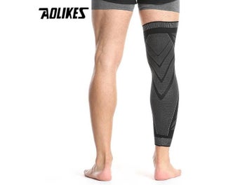 Listing 8 of 10 for 1pcs Full-Leg Compression Sleeve And Knee Support Wrap Suitable For Both Men