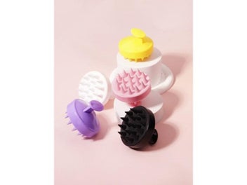 Listing 3 of 9 for 1PCS Scalp Massager Shampoo Brush Scalp Cleaning Brush Silicone For Dandruff