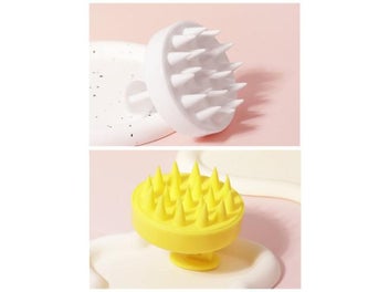 Listing 7 of 9 for 1PCS Scalp Massager Shampoo Brush Scalp Cleaning Brush Silicone For Dandruff