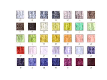 Listing 6 of 8 for 100 Skeins Cross Stitch Embroidery Floss Choose Your Colors