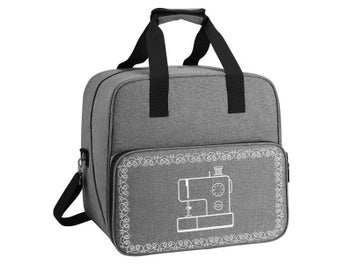 Listing 4 of 10 for Large Sewing Machine Bag Gray Color Storage Bag Tote Multi-functional Portable
