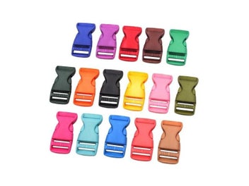 Listing 3 of 10 for 3Pcs/Pack 1.5-3cm Curved Parachute Bracelet Buckle DIY Crafts Luggage Dog