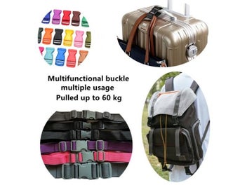 Listing 8 of 10 for 3Pcs/Pack 1.5-3cm Curved Parachute Bracelet Buckle DIY Crafts Luggage Dog