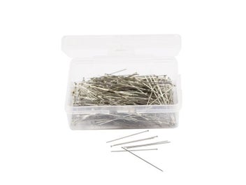 Listing 3 of 8 for 300pcs 35mm Stainless Steel Pin Dressmaker Pins For Satin Quilt Sewing Craft