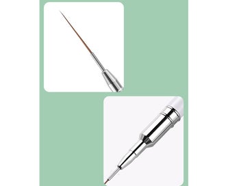 Listing 8 of 10 for Nail Art Liner Brushes Metal Handle Nail Drawing Pens,5 Sizes-Nail Art Brush
