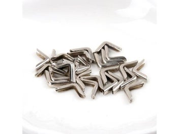 Listing 3 of 8 for Metal Corners For Books Scrapbooking Photo Albums Menus Corner Protectors Metal