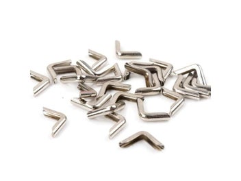 Listing 4 of 8 for Metal Corners For Books Scrapbooking Photo Albums Menus Corner Protectors Metal