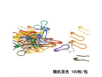 Listing 4 of 8 for 100Pcs Pin Safety Pins Metal Clips Gold Silver Marker Tag Gourd Pins Safe Craft