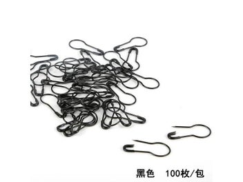 Listing 6 of 8 for 100Pcs Pin Safety Pins Metal Clips Gold Silver Marker Tag Gourd Pins Safe Craft