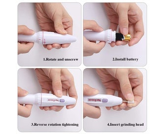 Listing 3 of 7 for Portable mini Nail Drill, Acrylic Gel Remover Nail Tools, Nail Polishing Mach