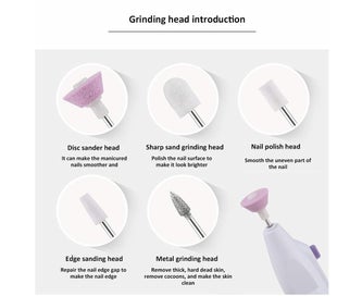 Listing 5 of 7 for Portable mini Nail Drill, Acrylic Gel Remover Nail Tools, Nail Polishing Mach