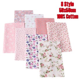 Listing 18 of 20 for 8 Style Fabric Patchwork Bundle 100% Cotton 50x50cm