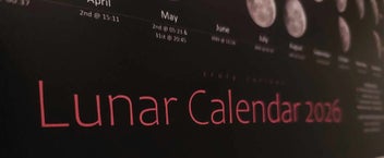 Listing 3 of 4 for Lunar Calendar 2026 Poster Print (NZ centric)