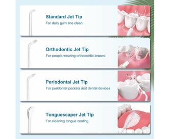 Listing 5 of 5 for Portable Water Flosser,Travel Water Flosser Picks,Mini Cordless Oral Irrigato