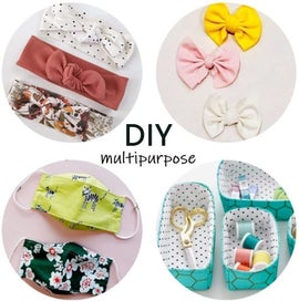 Listing 2 of 10 for 8 Style Fabric Patchwork Bundle 100% Cotton 50x50cm