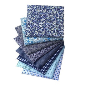 Listing 6 of 10 for 8 Style Fabric Patchwork Bundle 100% Cotton 50x50cm