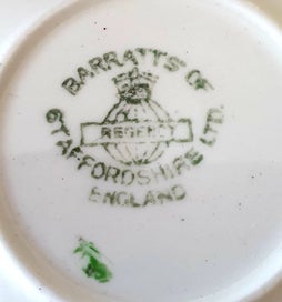 Listing 3 of 5 for Vintage Staffordshire espresso cup and saucer