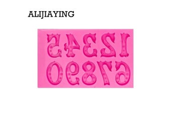 Listing 4 of 8 for M1395 DIY Number 0-9 Mould Silicone Mold Cake Dessert Decorating Tool Fondant